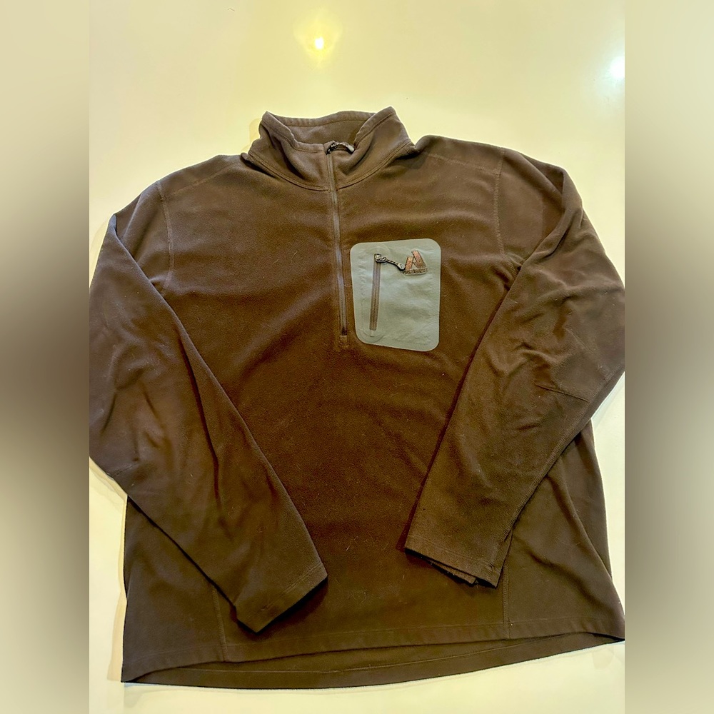 Eddie Bauer First Ascent Quarter Zip Men’s Fleece - Rare Brown - Spotless!